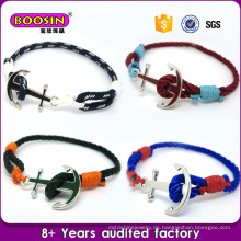 Guangzhou Fabrik Großhandel Mode 100% Silber Anker Armband